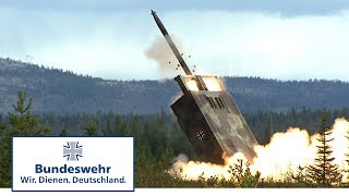 Historischer Raketenabschuss – Bundeswehr feuert Hochpräzisionsmunition in Schweden ab [upl. by Gnilrad]