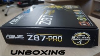 The Revolving Unbox and Review ASUS Z87 PRO Motherboard [upl. by Harragan]