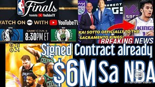 Kai Sotto 600k Per Month offer sa B League at Sacramento signed Kai for 6M  Congrats [upl. by Sucramat435]