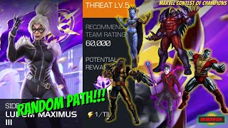 How To Beat the MCOC Side Quest Ludum Maximus III Week 3 Random Path [upl. by Nagud]