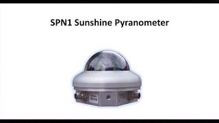 DeltaT Devices SPN1 Sunshine Pyranometer video [upl. by Mongeau]