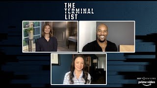 Jeanne Tripplehorn And LaMonica Garrett Talk About Working With Chris Pratt for The Terminal List [upl. by Eisoj196]