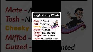 English Slang Words shorts learnenglishwithme08 [upl. by Anotyad]