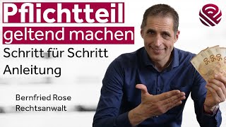 Pflichtteil geltend machen – so machen das die Profis Fachanwaltskanzlei ROSE amp PARTNER [upl. by Sajet614]