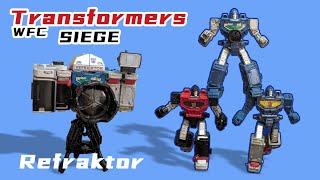 Transformers WFC Siege Refraktor 3Pack [upl. by Anayek]