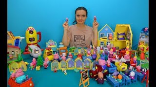 Peppa Pig en français Tous les jouets Peppa Pig Collection complète de jouets Peppa Pig [upl. by Llerehc]