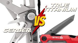 Gerber Armbar Vs True Titanium Block Multitool [upl. by Sagerman]