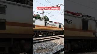 SARVODAYA EXPRESS  GANDHIDHAM  KATRA indianrailways [upl. by Ahsinav]