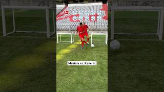 Musiala and Kane take on the Two Goal Challenge 🥅⚽️🥅 [upl. by Ednutabab]