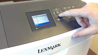 How to set your Lexmark MS710n  Lexmark MS710dn series laser printer to print on labels [upl. by Clinton]