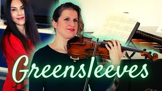 GREENSLEEVES violin and piano arr Matt Riley [upl. by Rabaj181]