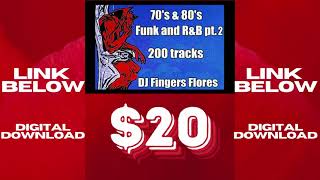 Old school 70s amp 80s Funk and RampB DJ Pack DJ Fingers Flores [upl. by Irianat433]