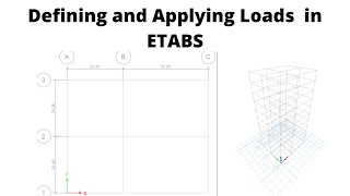 ETABS Tutorials  Assigning loads and analysis of results  Lec  04 [upl. by Okram]