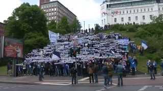 FC St Pauli  VfL Bochum 1752015 Marsch zum Stadion  Gästeblock [upl. by Bohman]