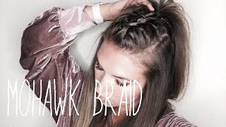 How To Mohawk Braid Hair Tutorial EASY [upl. by Fraser420]