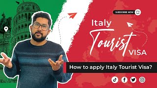 Complete Guide Applying for an Italy Tourist Visa  StepbyStep Process amp Required Documents [upl. by Auhsaj]