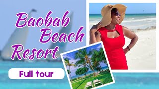 Full tour of Baobab Beach Resort and Spa Diani Kenya [upl. by Hasseman]