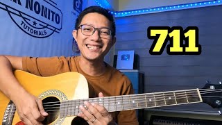 711  GUITAR TUTORIAL  GUITAR LESSON  BEGINNERS [upl. by Just]