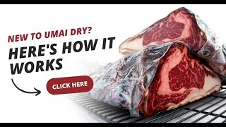 Wow Dry Aged Steak with UMAi Dry the Original Dry Aging Bags [upl. by Tennos]