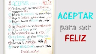 Aceptar para ser feliz [upl. by Vanna154]