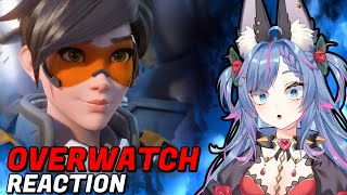 Junker Queen origin and The Wastelander  Overwatch Blind Reaction [upl. by Akenihs155]