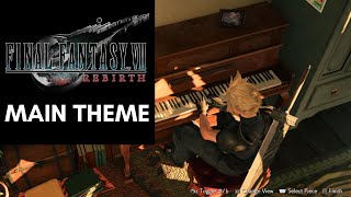 Cloud plays quotMain Theme of Final Fantasy VIIquot  Final Fantasy VII Rebirth [upl. by Yelwah718]