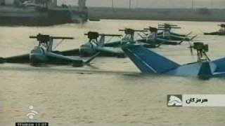 Iran new radarevading flying boats Bavar2 Belif2 Iranian army RIA Novosti [upl. by Nosnorb205]