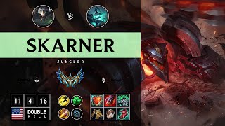 Skarner Jungle vs Hecarim  NA Challenger Patch 1414 [upl. by Eisus]