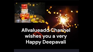 Allvalueadd Channel Wishes You A Very Happy Deepavali [upl. by Russo]