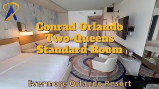 Conrad Orlando Hotel Queen Standard Room Tour [upl. by Ybbed]