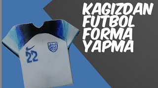 kagizdan futbol forma yapma [upl. by Arraeis]