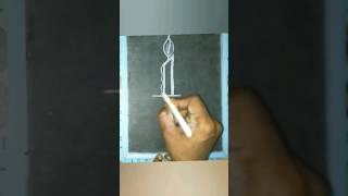 Easy candle drawingArtseasyanu [upl. by Labaw]