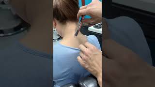 ASMR Rare Razor Shave10 Years Younger to Shave vellus hair and Cuticles on Female Customers Face [upl. by Emelyne]