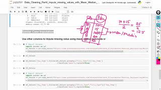 Handson Handling missing value using Mean Median mode with Python  Data Cleaning Tutorial 8 [upl. by Lambertson363]