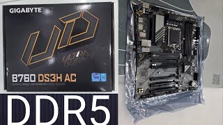 GIGABYTE B760 Motherboard Unboxing [upl. by Anelah]