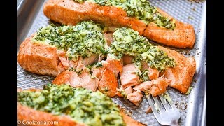 Spinach Stuffed Salmon [upl. by Steddman]