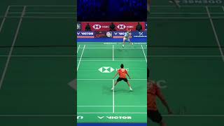 Brilliant‼️Anders Antonsen defeated kenta nishimotodenmarkopen2024 shorts badminton [upl. by Sihtam471]