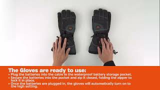 How to use Mobile Warming Heated Gloves [upl. by Yluj609]