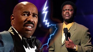 Steve Harvey Slammed as a ‘Fraud’ by Bernie Mac Fans ‘Crocodile Tears’ and Alleged Joke Theft [upl. by Rosalyn]