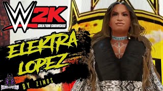 WWE 2K Creation Showcase Elektra Lopez WWE2K23 WWE [upl. by Tarazi]