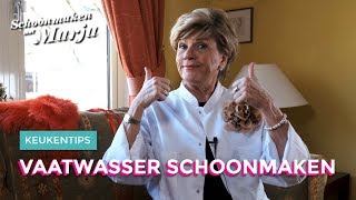 Vaatwasser schoonmaken en schoonhouden 💦 Schoonmaken met Marja Middeldorp [upl. by Line382]