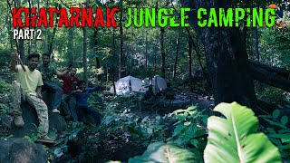 2 Days Group Camping in Deep Forest  Catching Crabs From Jungle [upl. by Aihcila906]