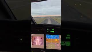 Gulfstream G450 landing with belly camera [upl. by Olav]