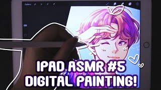 IPAD ASMR 5 DIGITAL PAINTING AGAIN [upl. by Neerak]