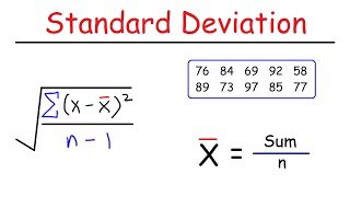 How To Calculate The Standard Deviation [upl. by Neron921]