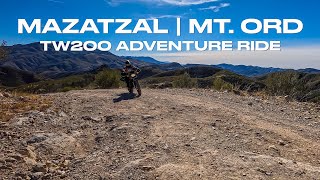 TW200 Adventure Ride  Mazatzal amp Mt Ord [upl. by Emmery]