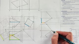 EASIEST STEPS to draw an Interpenetration and Development  HSE  Page 72  Grade 12 [upl. by Knowling553]