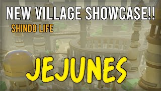 NEW JEJUNES VILLAGE SHINDO LIFE SHOWCASE Shindo Life New Jejunes Village Codes Update Sengoku [upl. by Maure]