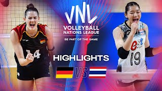 🇩🇪 GER vs 🇹🇭 THA  Highlights  Week 3  Womens VNL 2024 [upl. by Remlap376]