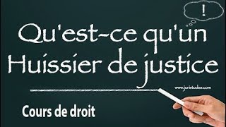 Les Métiers du Droit  Huissier de justice [upl. by Velleman]